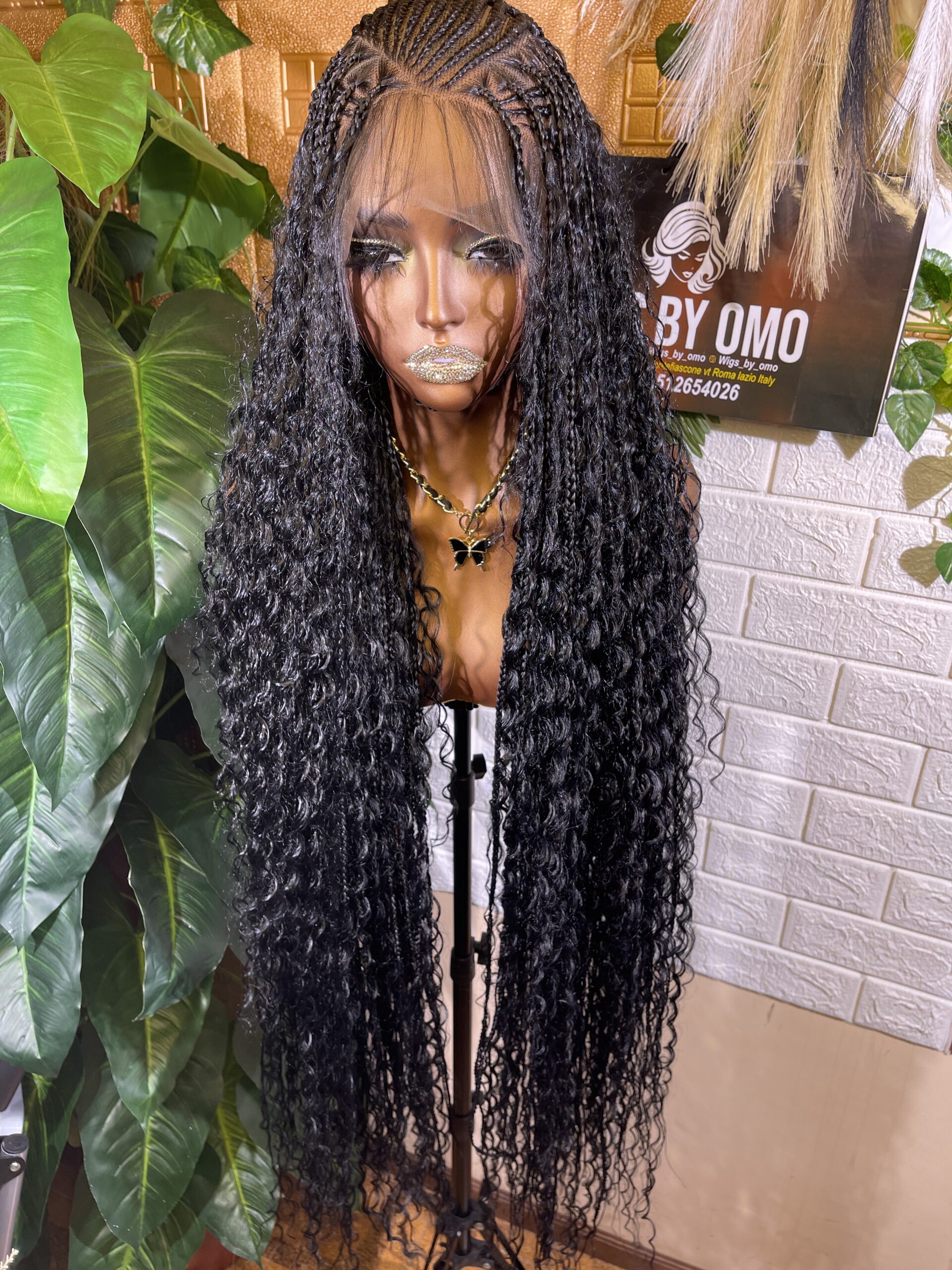 braided wigs/full curls