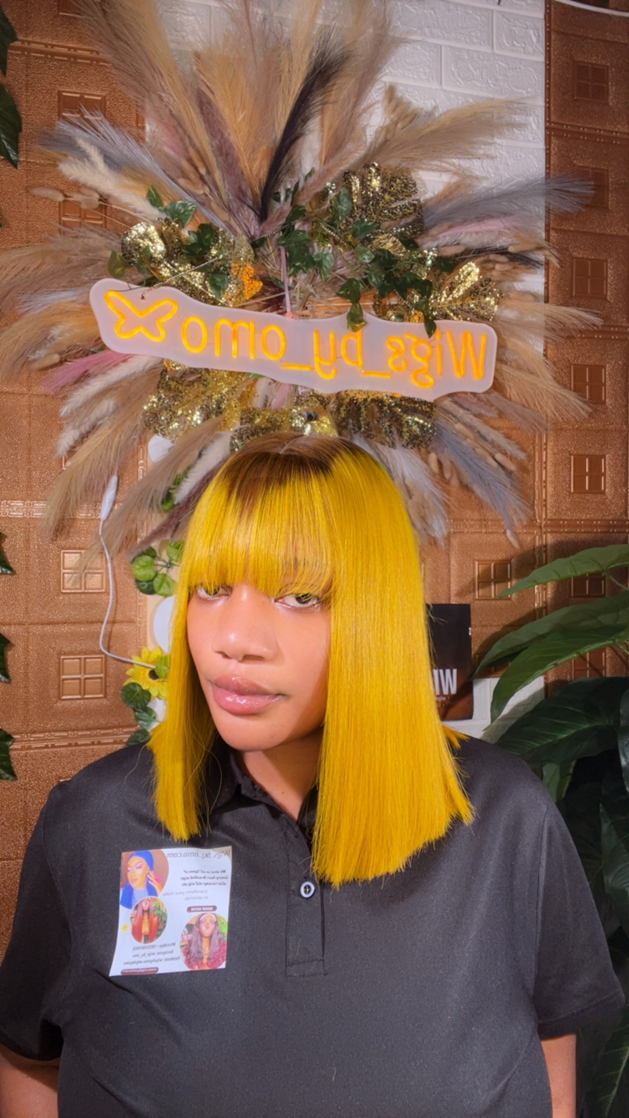 lace fringe(bone straight)