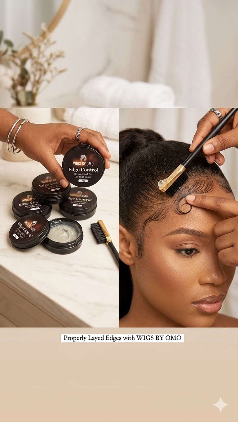 edge control strong hold for all hair types (70g)